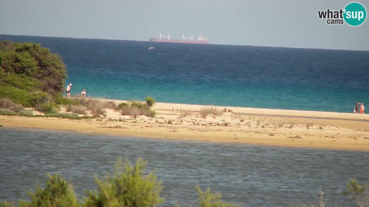 Webcam Chia – Vista en directo de la playa Su Giudeu