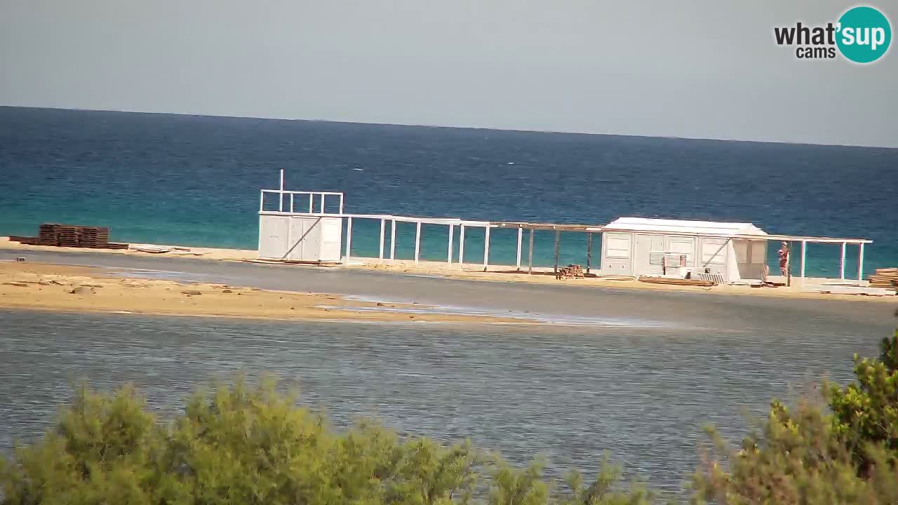 Spletna kamera Chia – Pogled v živo na plažo Su Giudeu