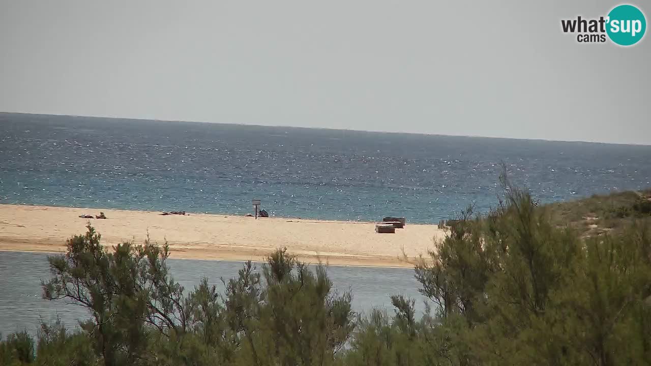 Spletna kamera Chia – Pogled v živo na plažo Su Giudeu