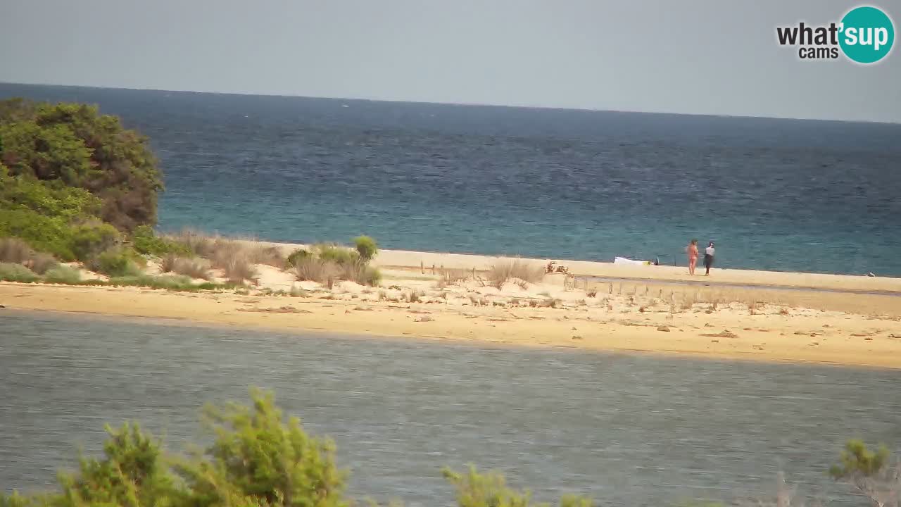 Webcam Chia – Vista en directo de la playa Su Giudeu