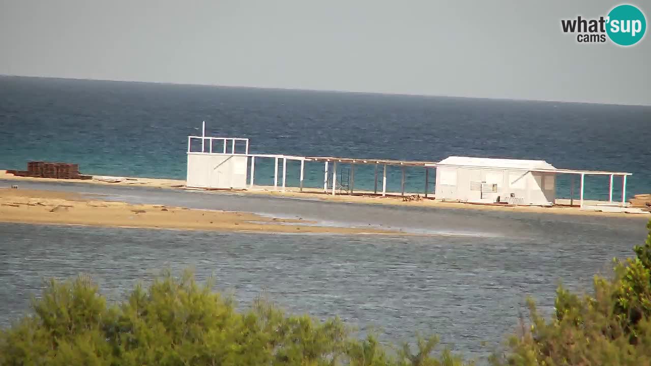 Spletna kamera Chia – Pogled v živo na plažo Su Giudeu