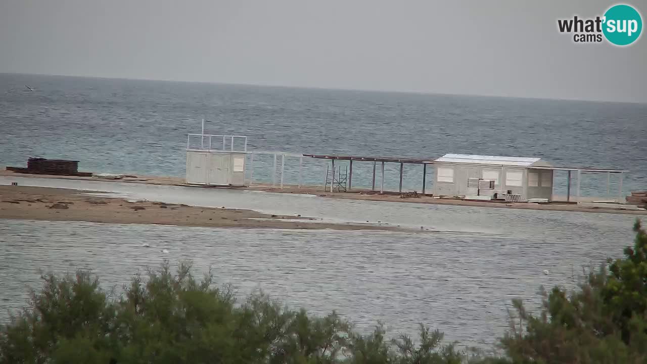 Webcam Chia – Vue en direct de la plage Su Giudeu