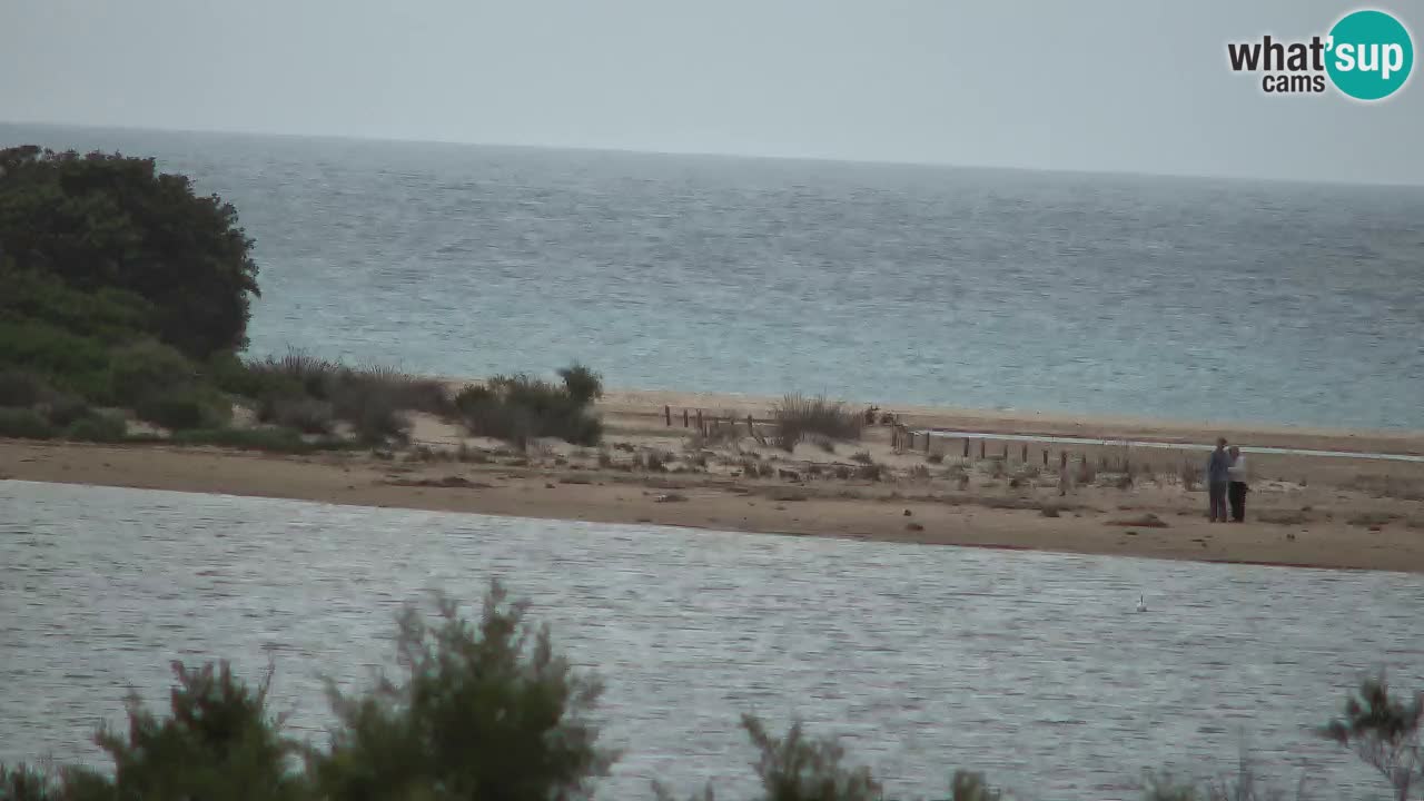 Spletna kamera Chia – Pogled v živo na plažo Su Giudeu