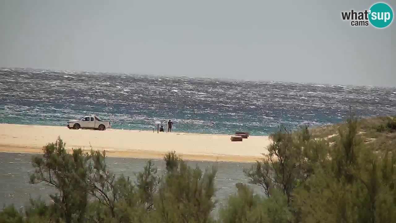 Webcam Chia – Vue en direct de la plage Su Giudeu