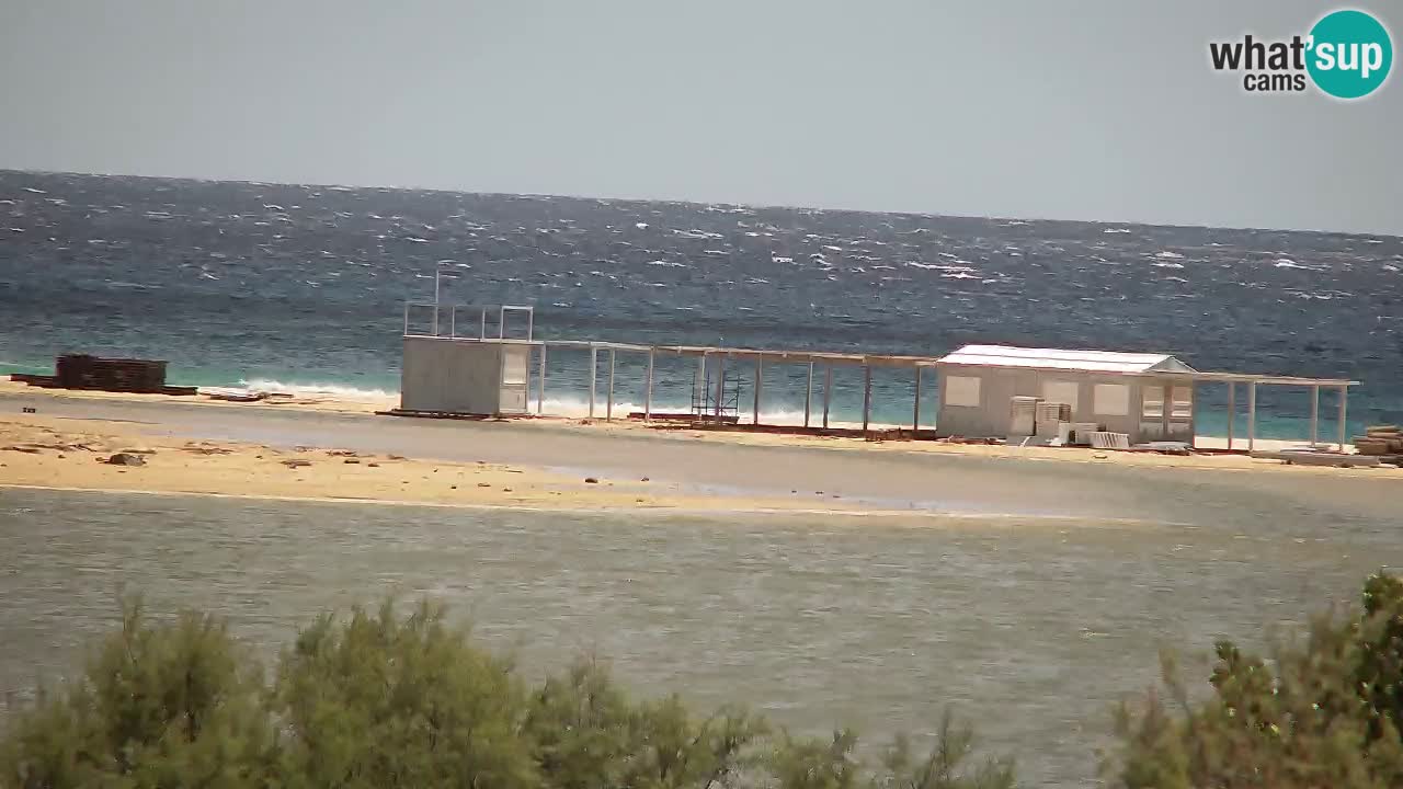 Webcam Chia – Vue en direct de la plage Su Giudeu