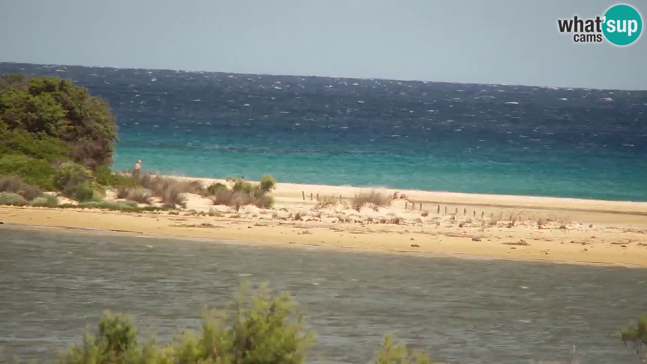 Webcam Chia – Vista en directo de la playa Su Giudeu