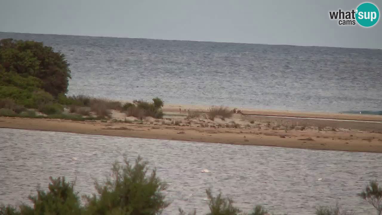 Webcam Chia – Vue en direct de la plage Su Giudeu