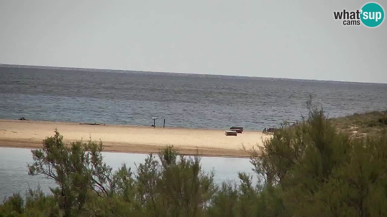 Webcam Chia – Vue en direct de la plage Su Giudeu