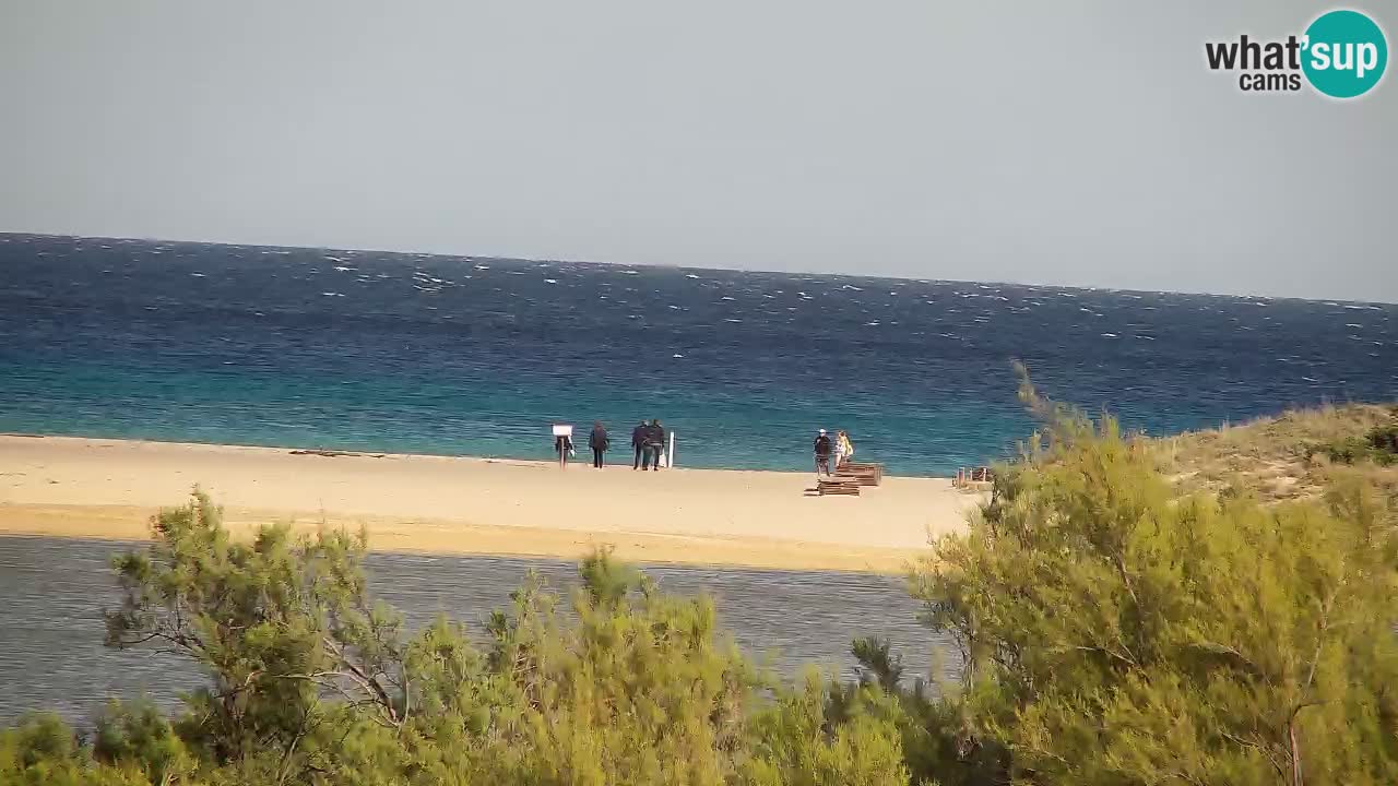 Spletna kamera Chia – Pogled v živo na plažo Su Giudeu
