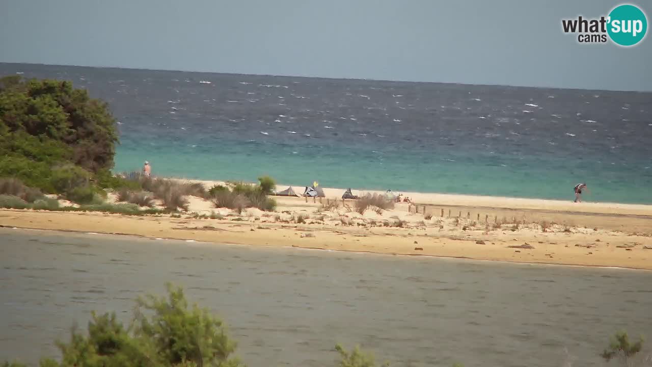 Webcam Chia – Vue en direct de la plage Su Giudeu