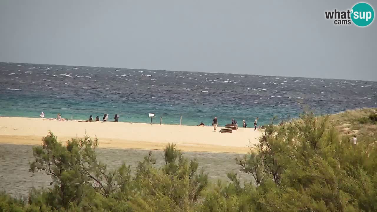 Webcam Chia – Vue en direct de la plage Su Giudeu