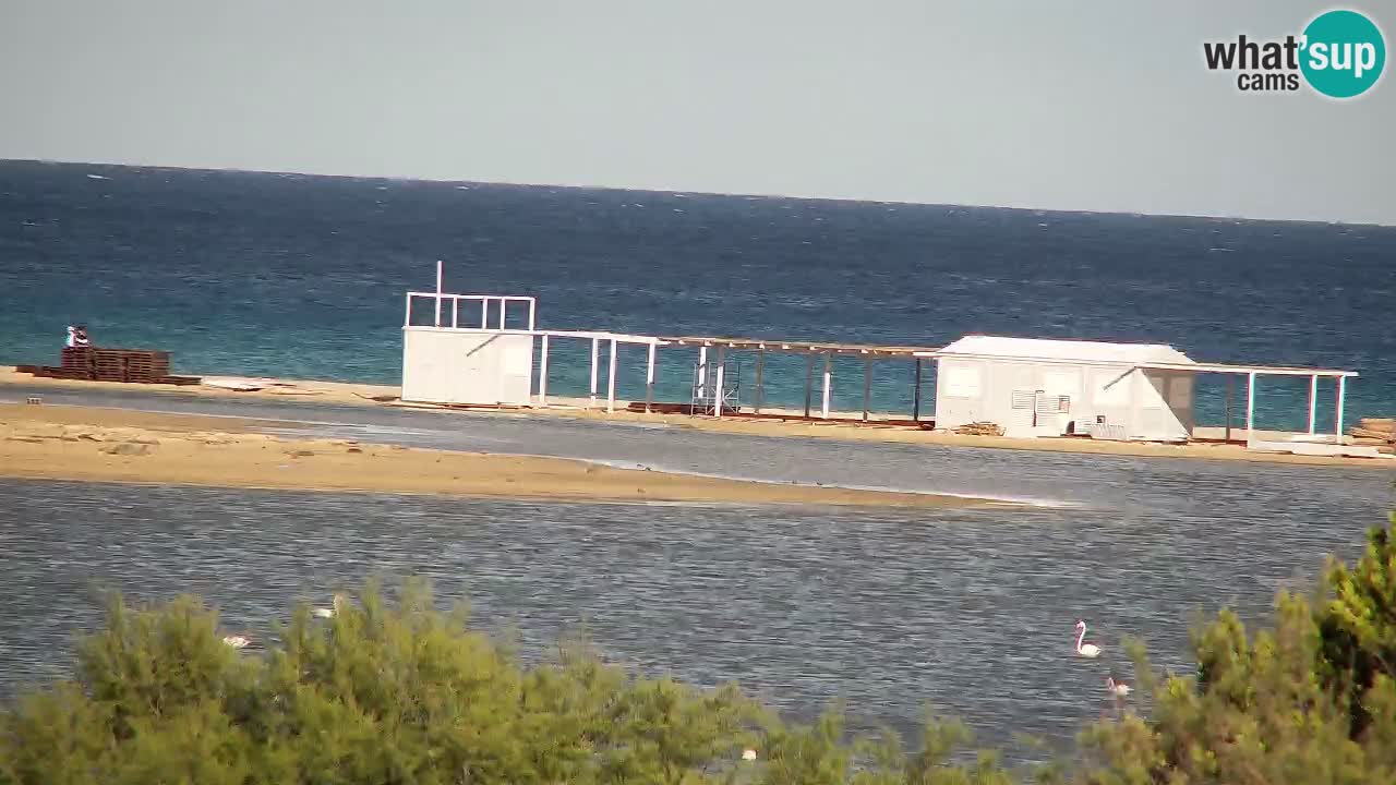 Spletna kamera Chia – Pogled v živo na plažo Su Giudeu
