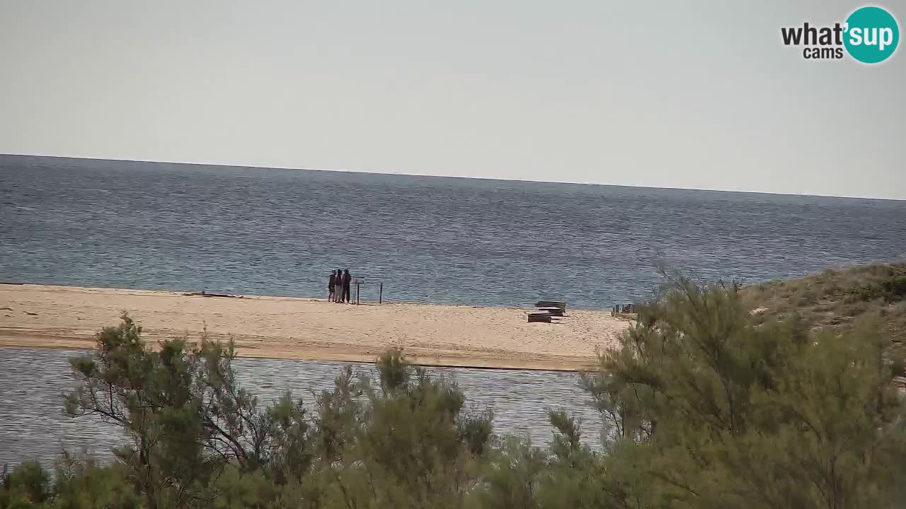Webcam Chia – Vista en directo de la playa Su Giudeu