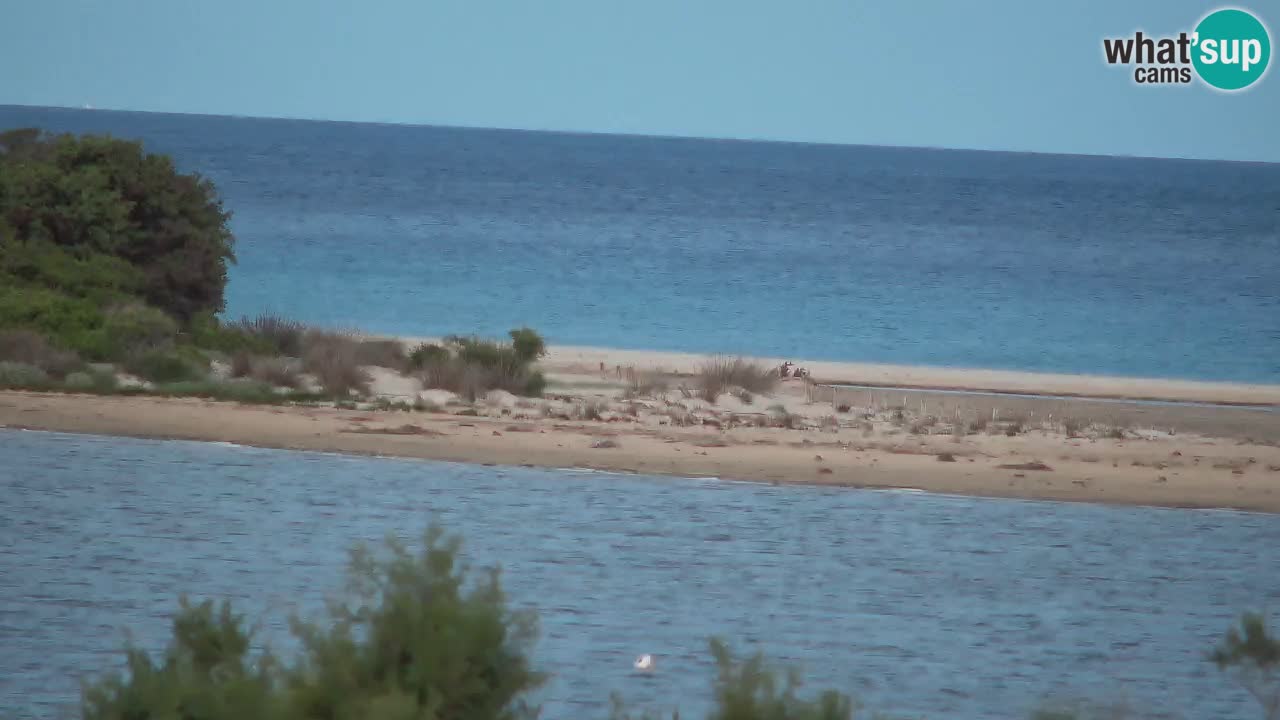 Webcam Chia – Vista en directo de la playa Su Giudeu