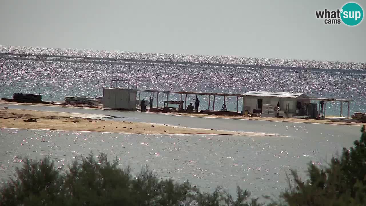 Webcam Chia – Vue en direct de la plage Su Giudeu