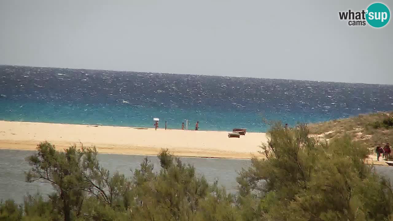 Spletna kamera Chia – Pogled v živo na plažo Su Giudeu
