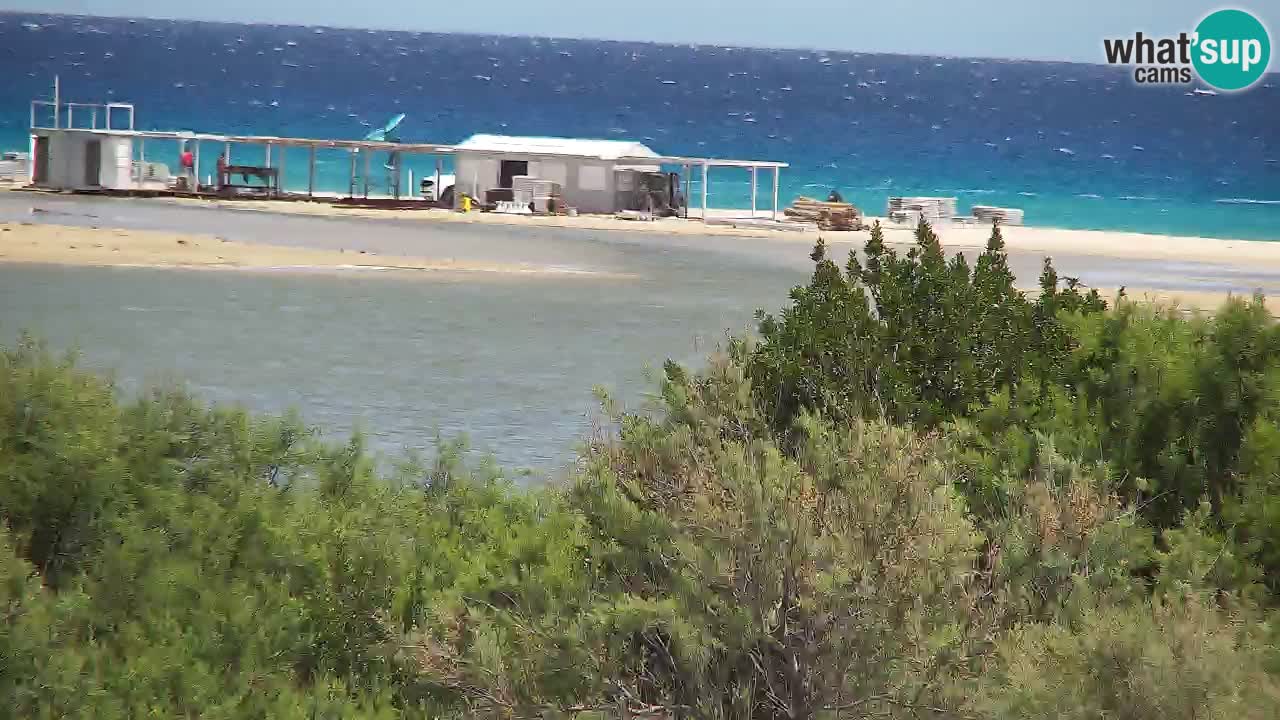Webcam Chia – Vue en direct de la plage Su Giudeu
