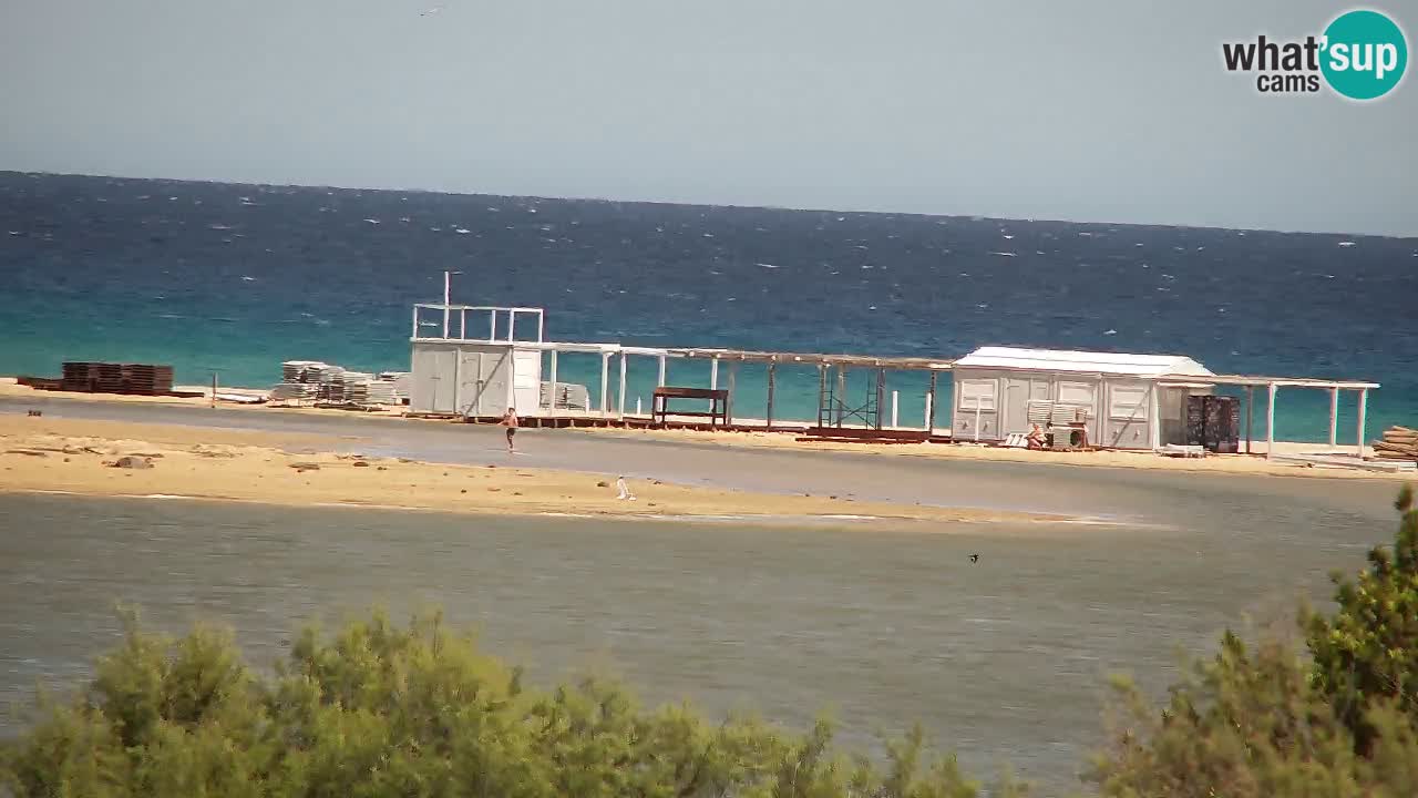 Spletna kamera Chia – Pogled v živo na plažo Su Giudeu