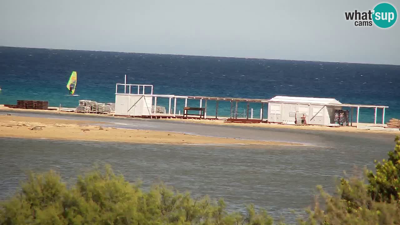Webcam Chia – Vue en direct de la plage Su Giudeu