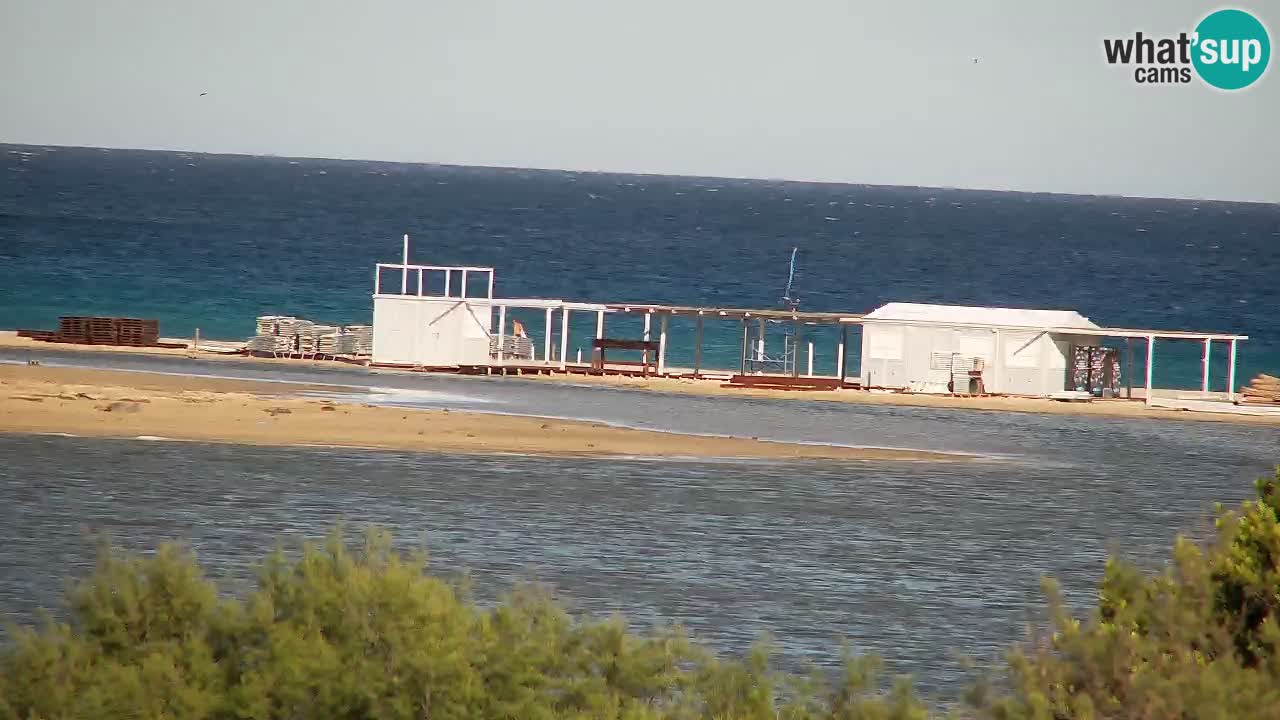 Webcam Chia – Vue en direct de la plage Su Giudeu