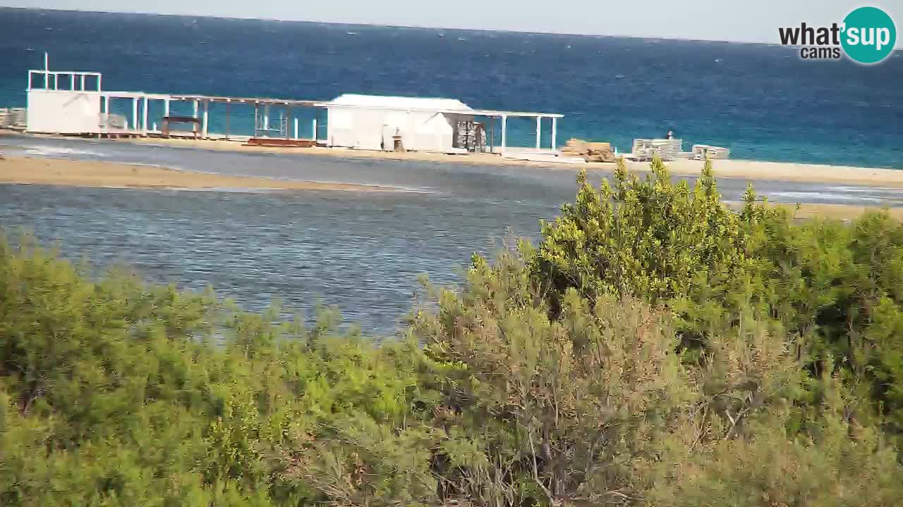Spletna kamera Chia – Pogled v živo na plažo Su Giudeu