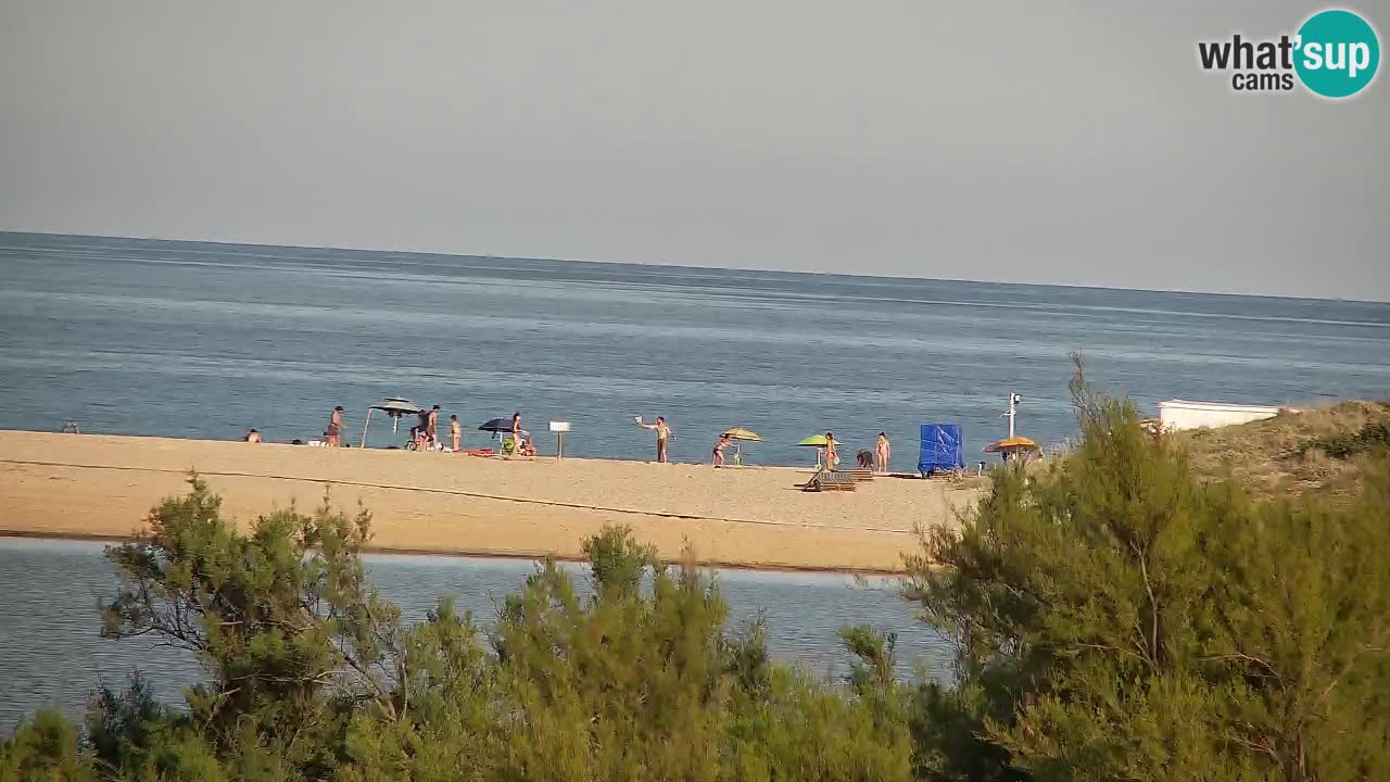 Webcam Chia – Vue en direct de la plage Su Giudeu