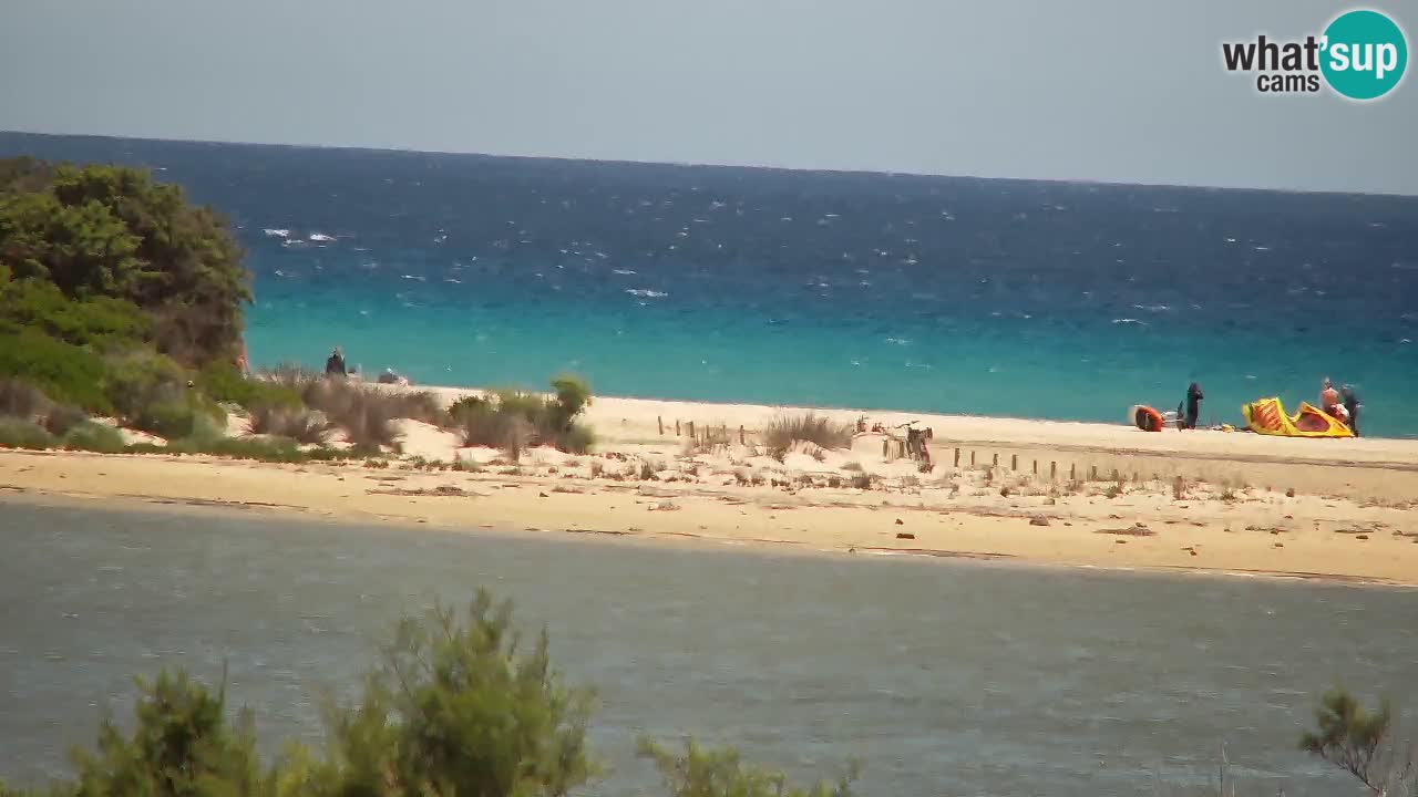 Webcam Chia – Vista en directo de la playa Su Giudeu