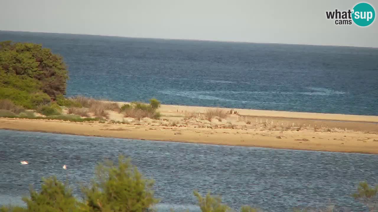 Spletna kamera Chia – Pogled v živo na plažo Su Giudeu