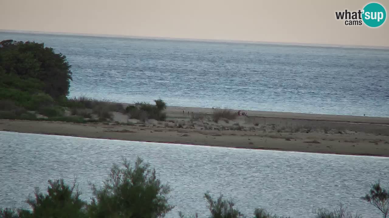 Webcam Chia – Vue en direct de la plage Su Giudeu