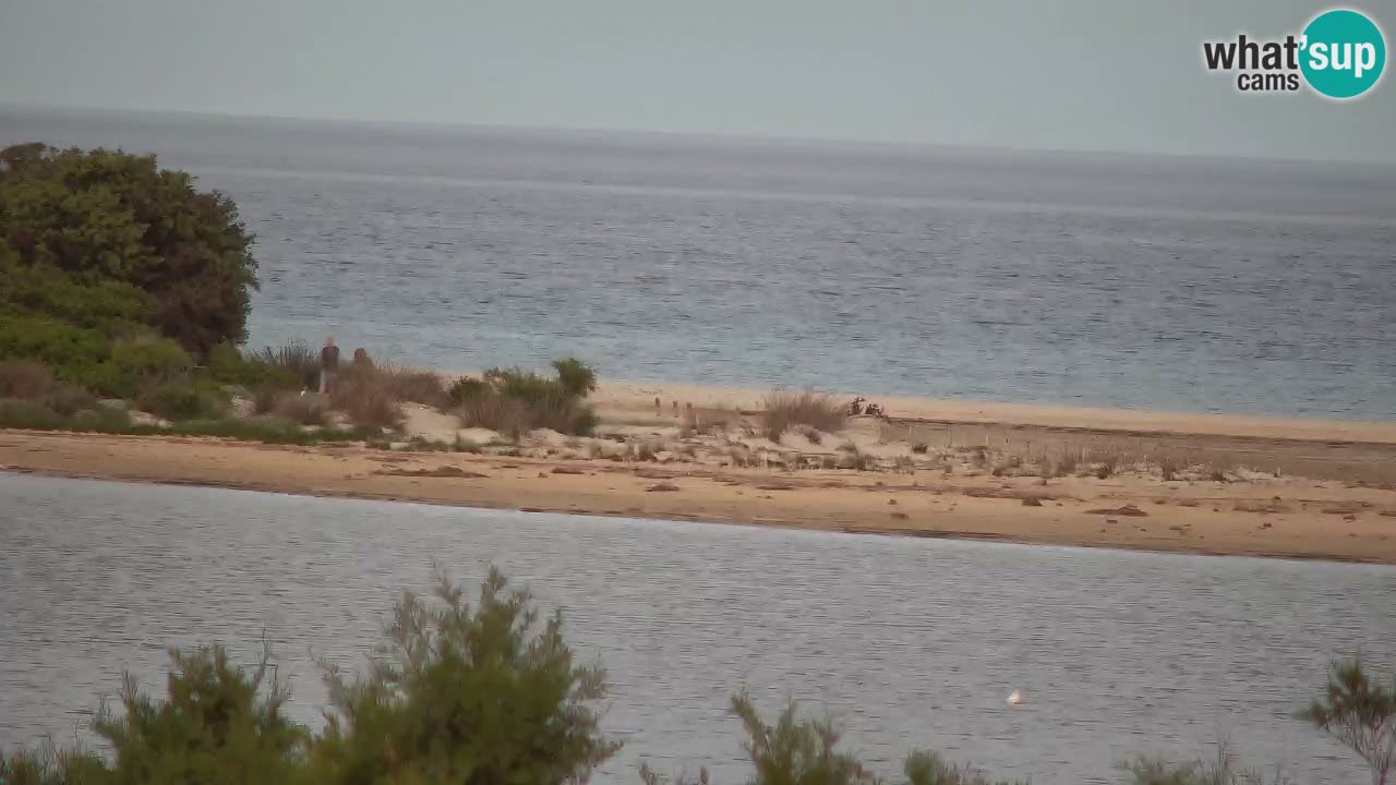 Webcam Chia – Vue en direct de la plage Su Giudeu
