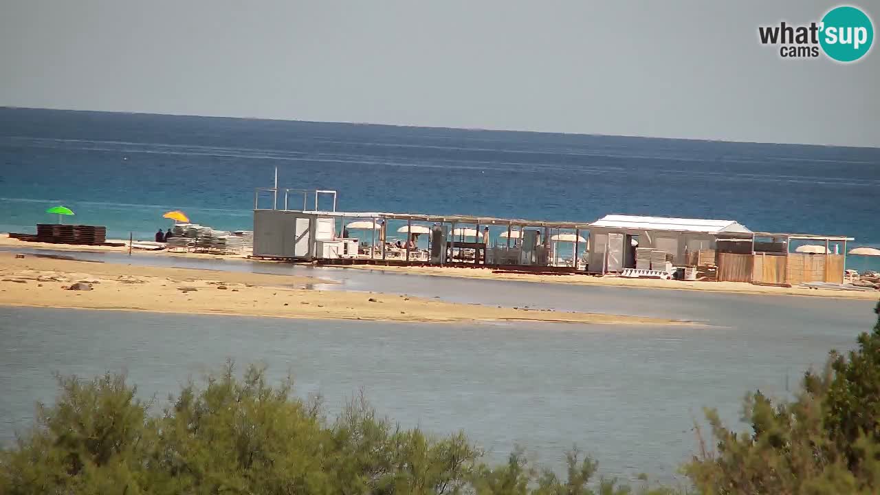 Webcam Chia – Vue en direct de la plage Su Giudeu