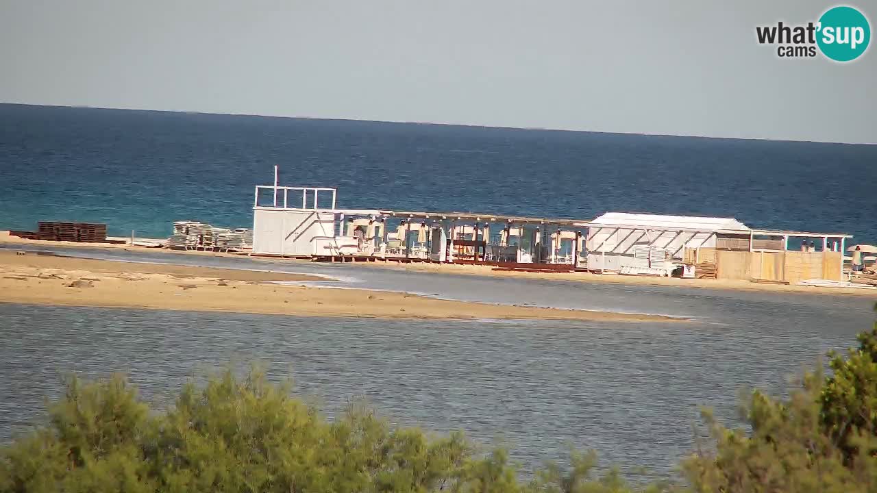 Webcam Chia – Vue en direct de la plage Su Giudeu
