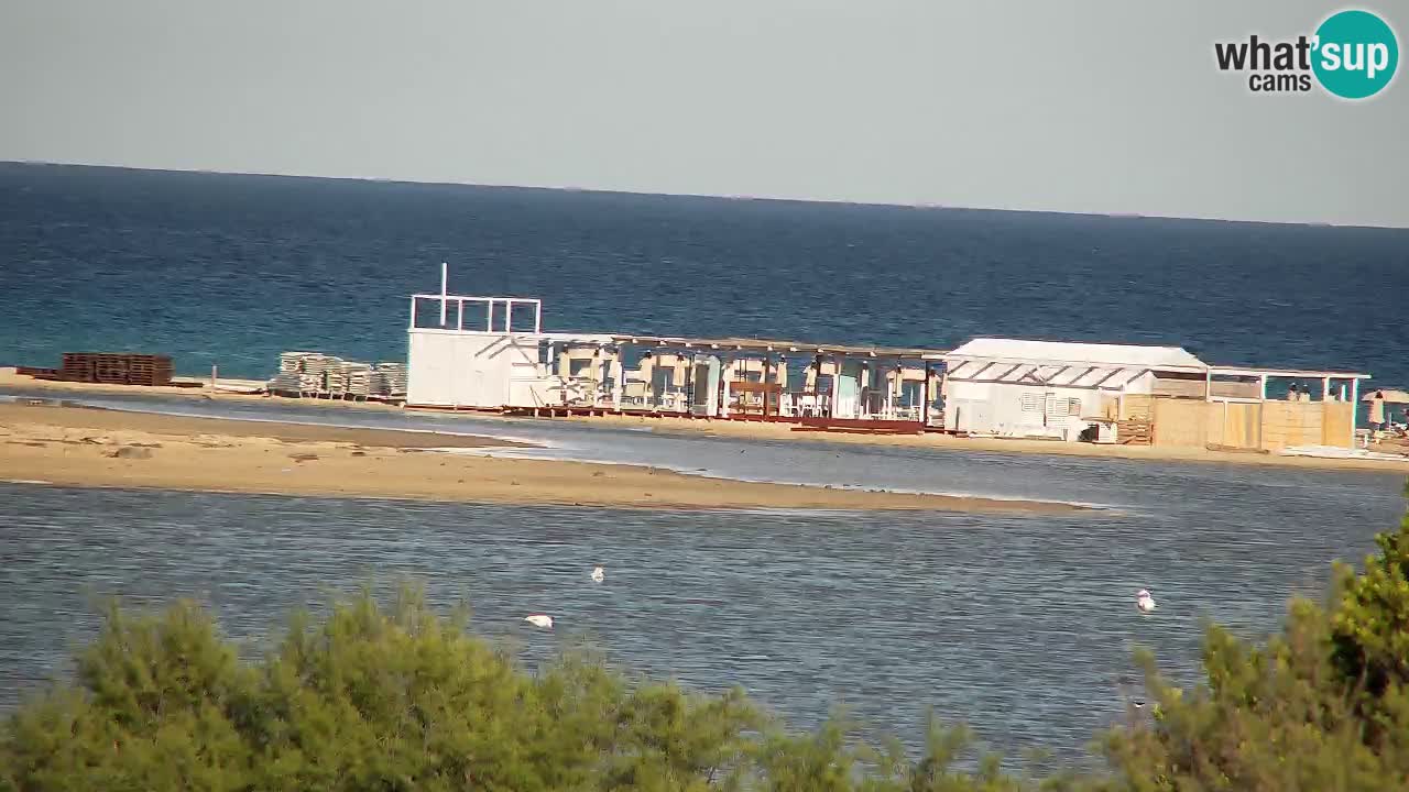 Webcam Chia – Vue en direct de la plage Su Giudeu