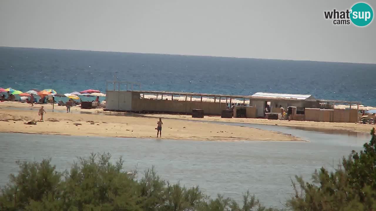 Webcam Chia – Vista en directo de la playa Su Giudeu