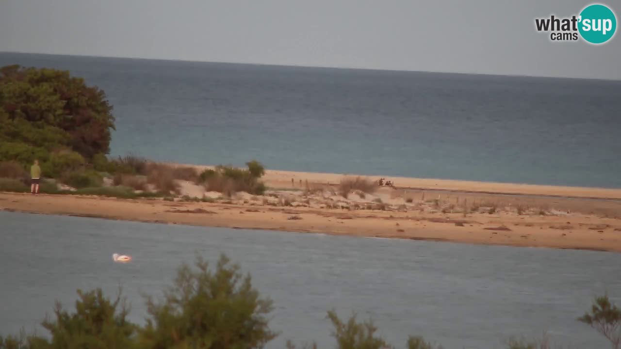Webcam Chia – Vista en directo de la playa Su Giudeu