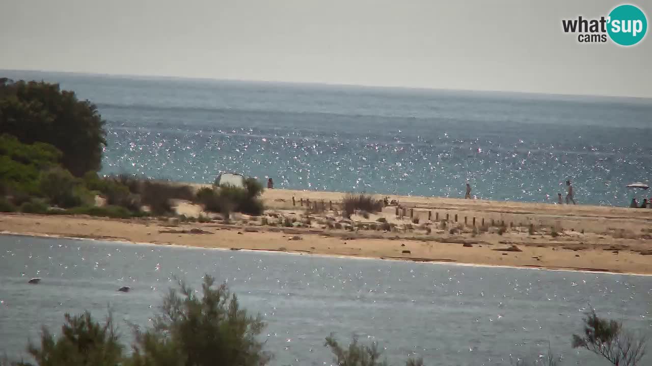 Webcam Chia – Vista en directo de la playa Su Giudeu