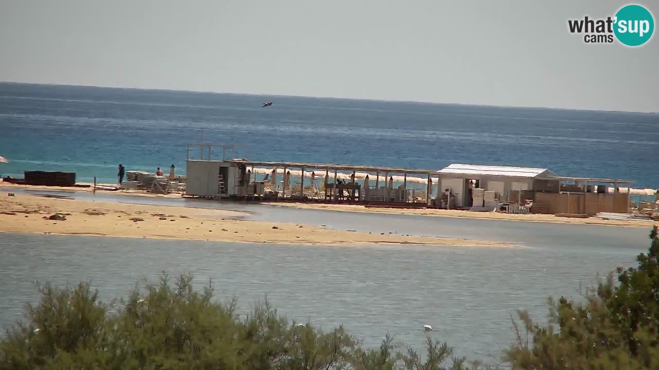 Webcam Chia – Vista en directo de la playa Su Giudeu