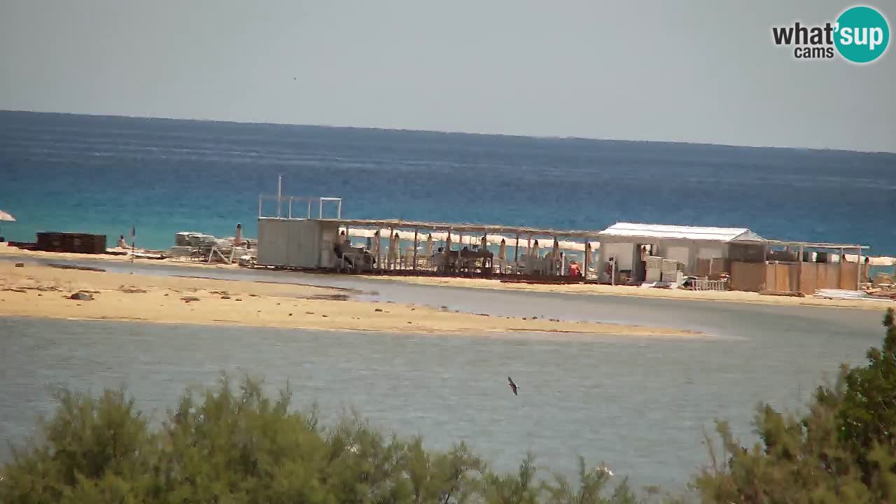 Spletna kamera Chia – Pogled v živo na plažo Su Giudeu