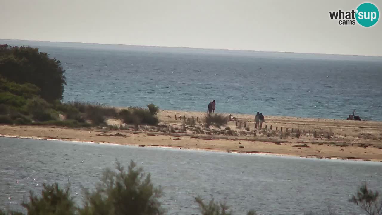 Webcam Chia – Vista en directo de la playa Su Giudeu