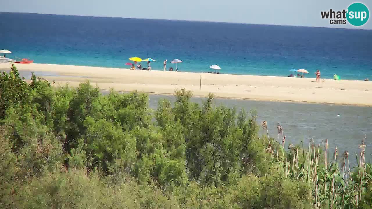 Webcam Chia – Vista en directo de la playa Su Giudeu