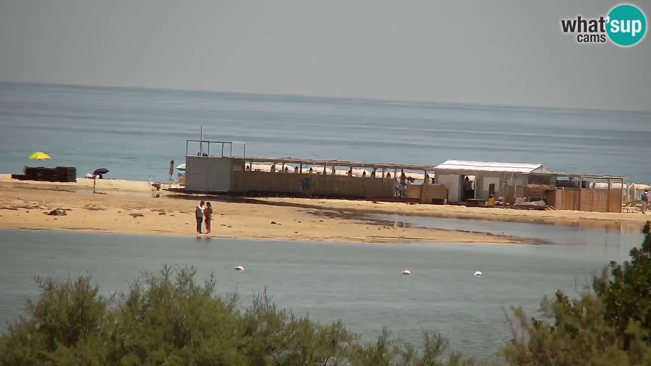 Spletna kamera Chia – Pogled v živo na plažo Su Giudeu