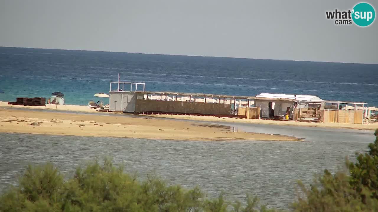 Webcam Chia – Vue en direct de la plage Su Giudeu