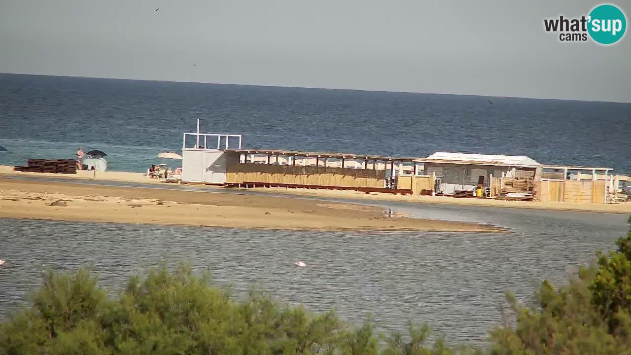 Spletna kamera Chia – Pogled v živo na plažo Su Giudeu