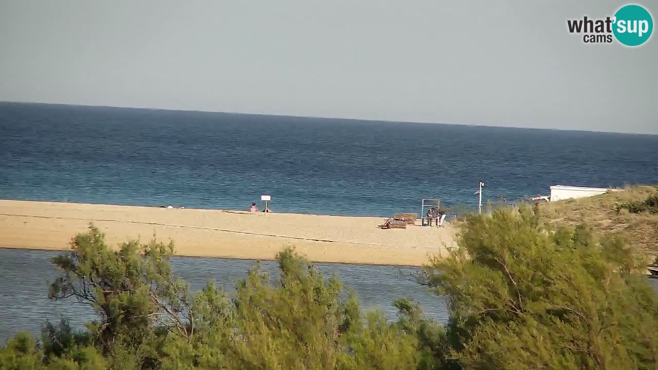 Spletna kamera Chia – Pogled v živo na plažo Su Giudeu