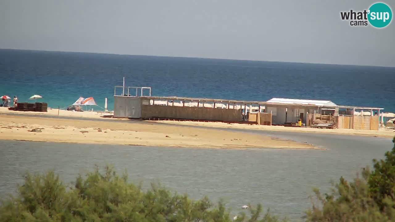 Webcam Chia – Vista en directo de la playa Su Giudeu
