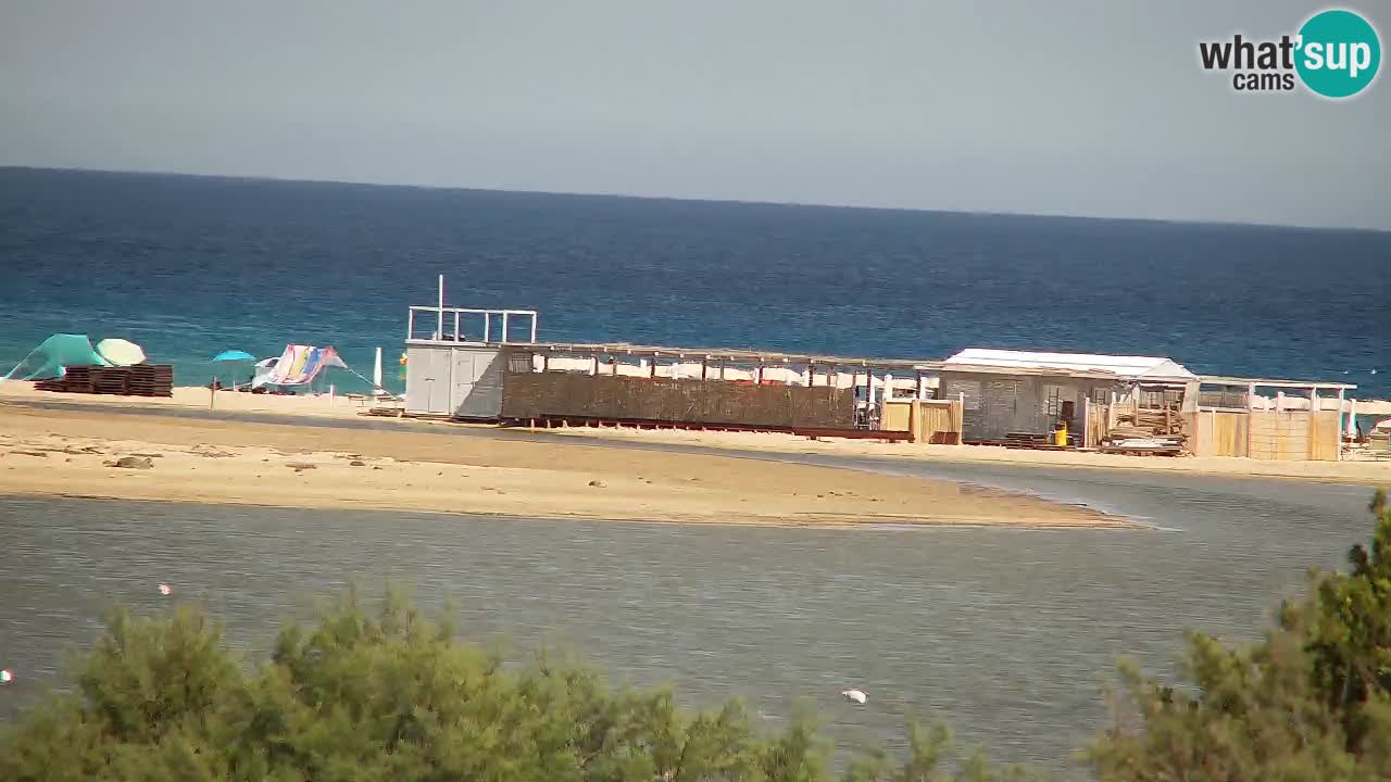 Webcam Chia – Vista en directo de la playa Su Giudeu