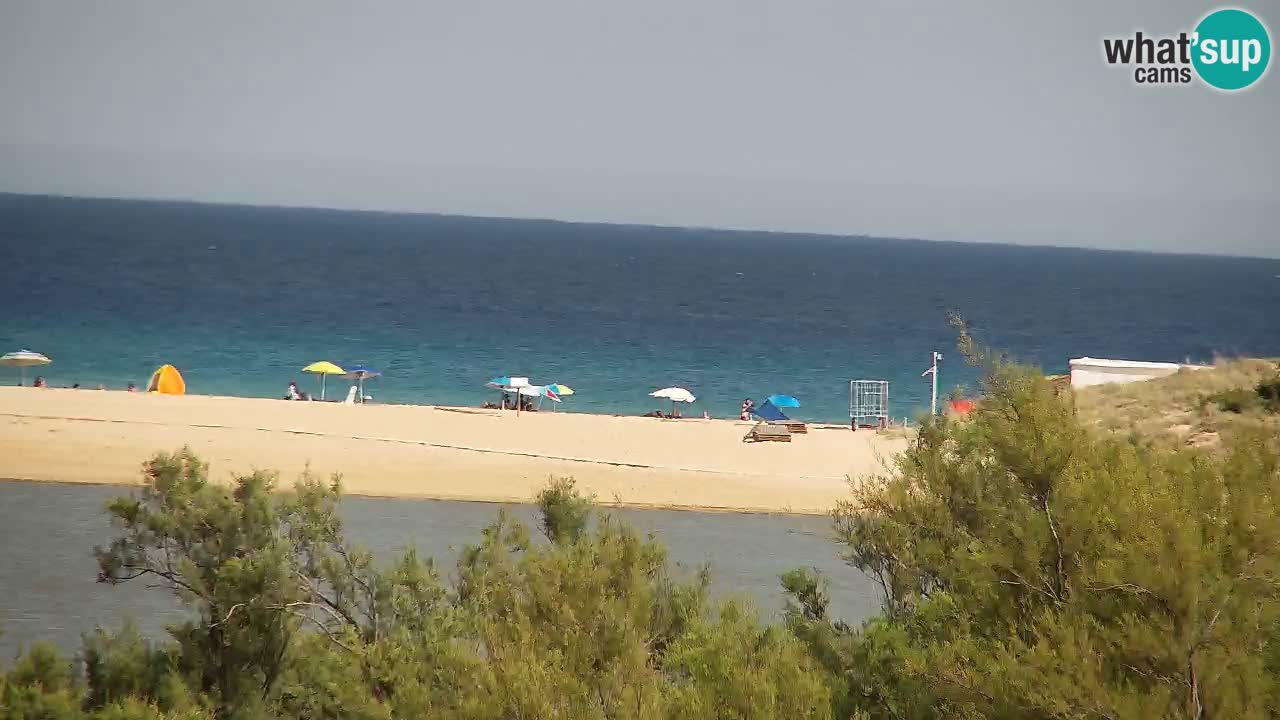 Webcam Chia – Vue en direct de la plage Su Giudeu