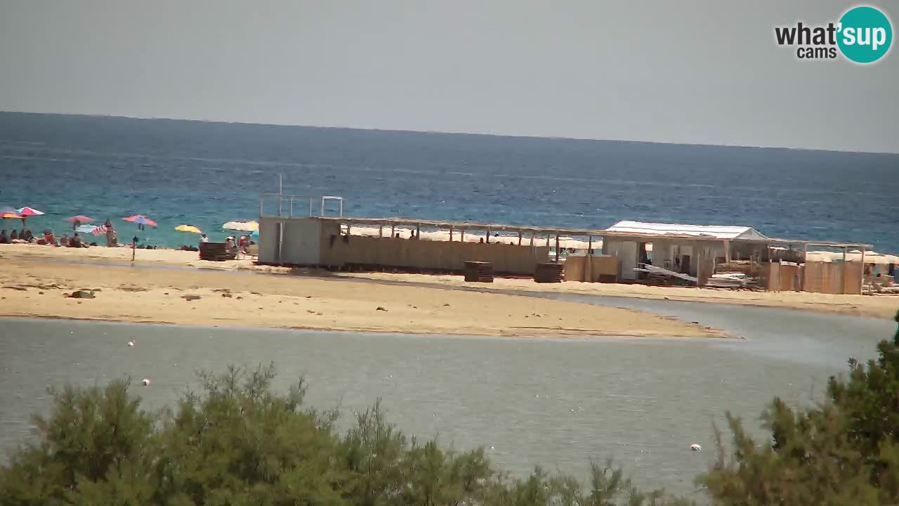 Spletna kamera Chia – Pogled v živo na plažo Su Giudeu