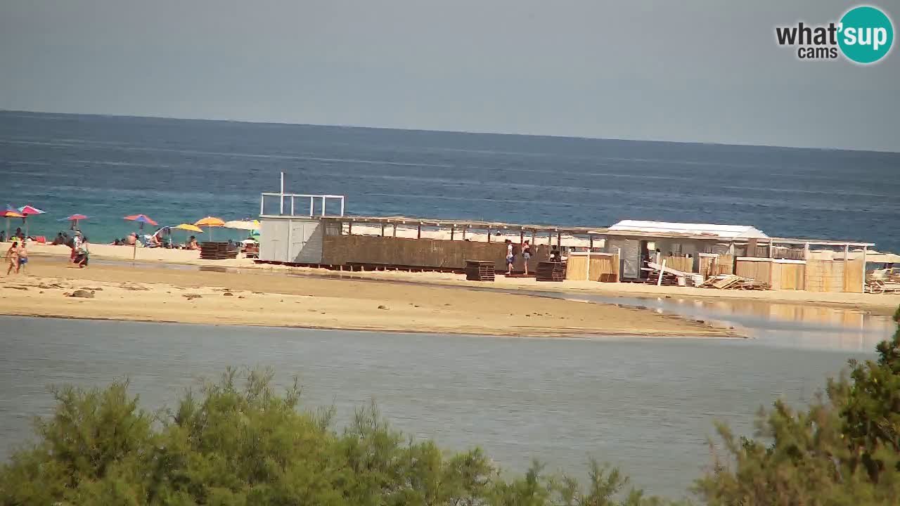 Spletna kamera Chia – Pogled v živo na plažo Su Giudeu