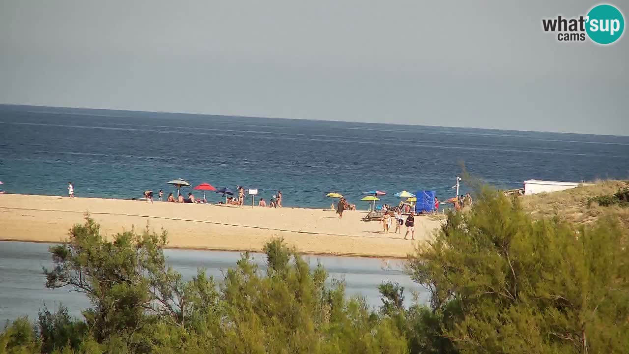 Webcam Chia – Vue en direct de la plage Su Giudeu